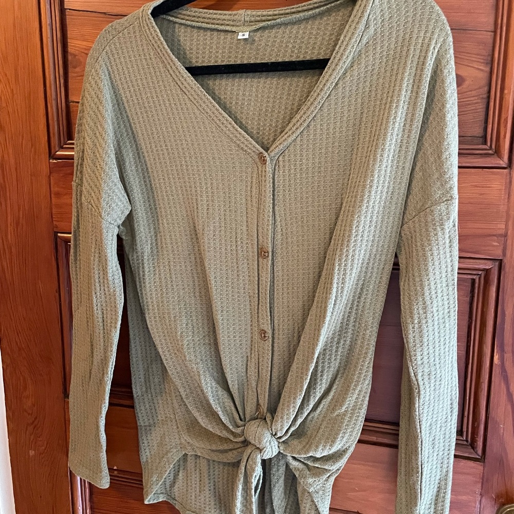 Green sweater